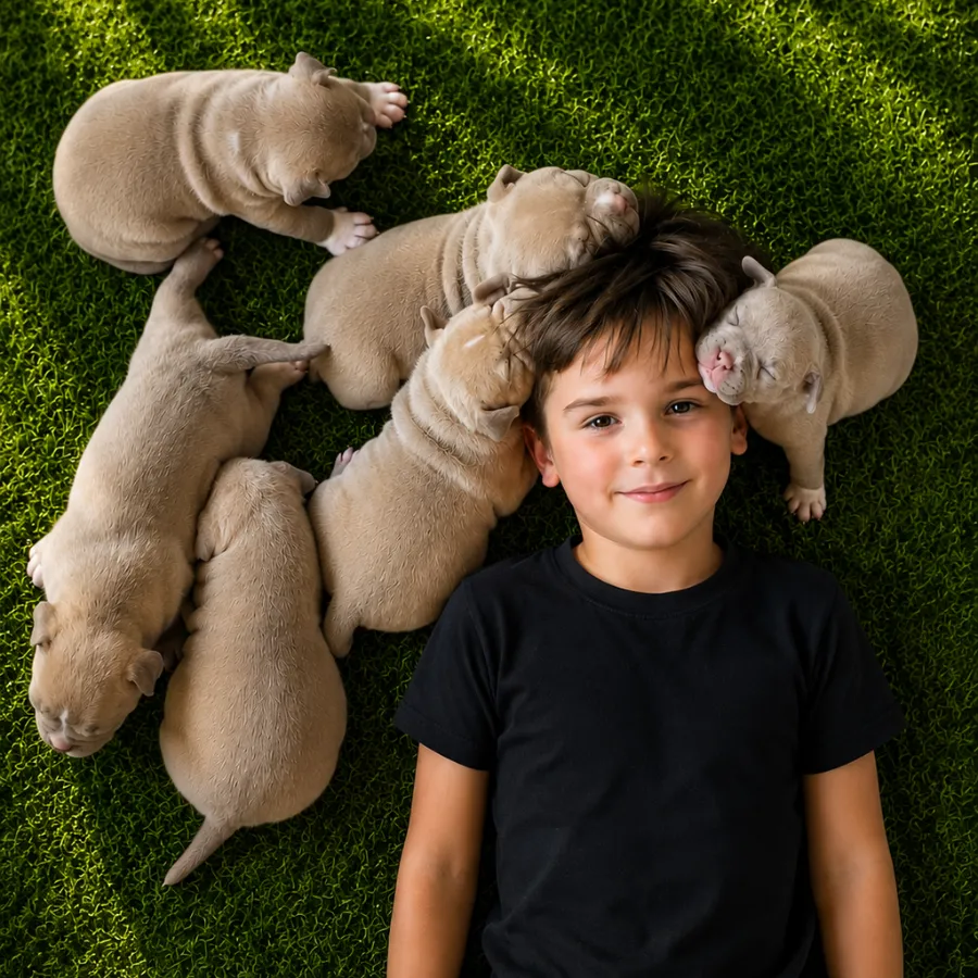 Chiens avec enfants