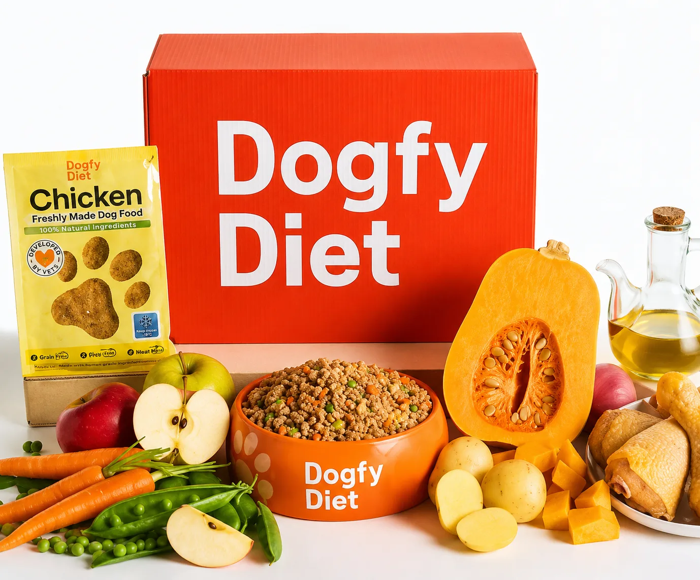 Alimentation fraîche de qualité dogfy diet pour nos American Bully.