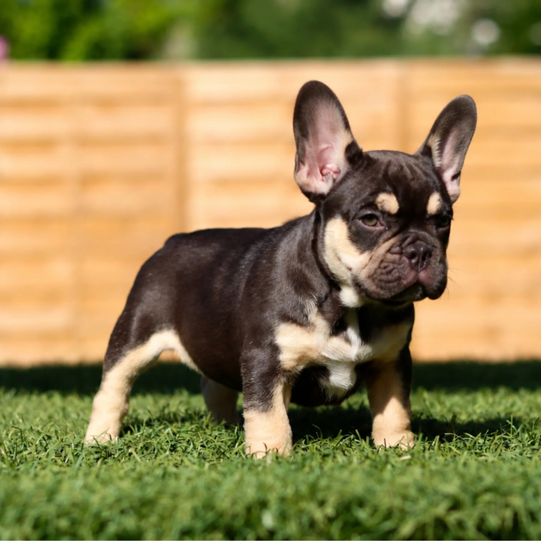Jeune frenchy bouledogue français exotique mâle saphir cocoa tan