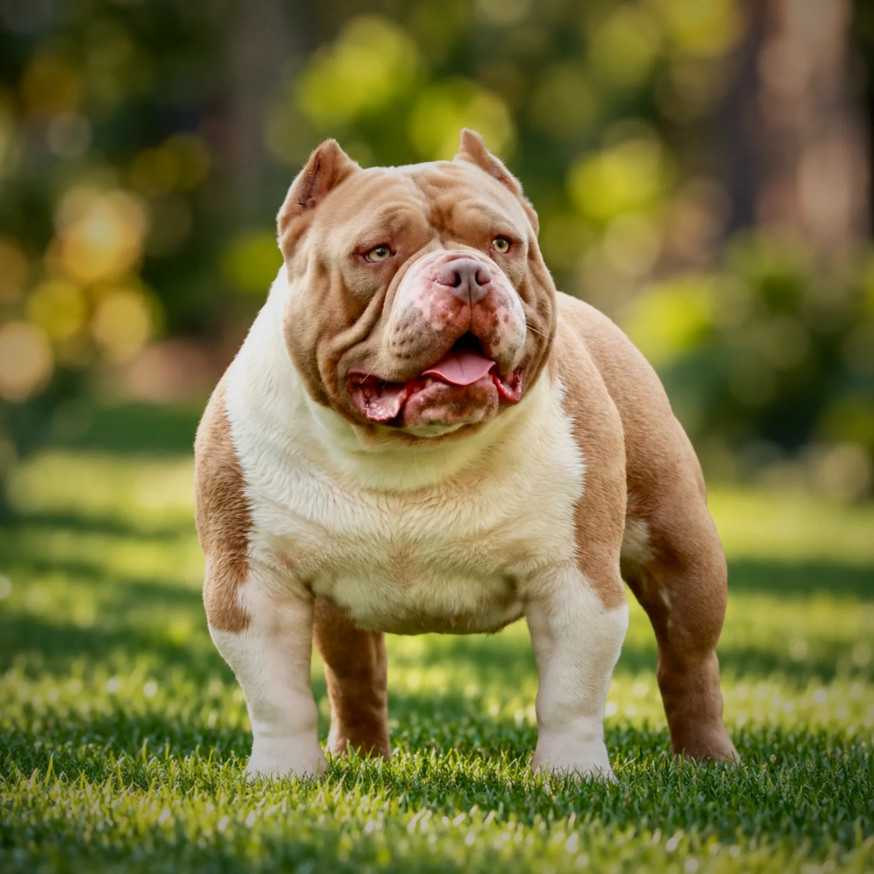 Meilleur mâles American Bully couleur champagne avec une grosse morphologie digne des plus grande lignées mondial